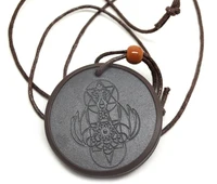 10pcs Angel Fly Pendant Lava Volcanic Stone Charms Jewelry Energy Pendants Health Best Gift With Rubber Ring Protection 2