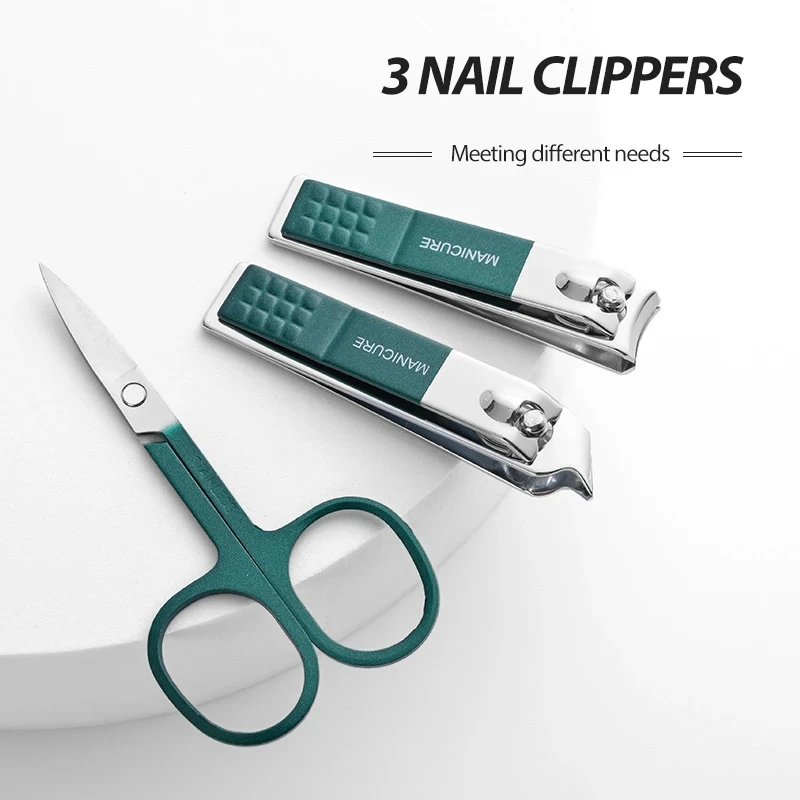New Nail Scissors Set Household High End Mens And Womens Special Nail Clippers Manicure Beauty Tools 6 Piece Portable Household 4