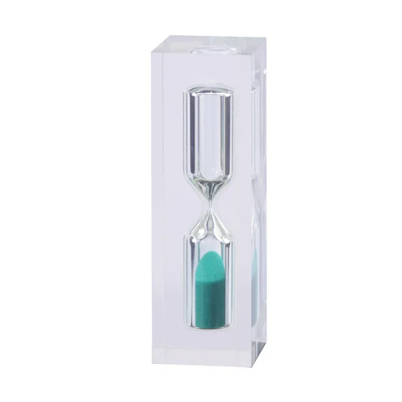 

3 Minutes Transparent Hourglass Acrylic Sandglass Dental Kids Sandglass Tooth Brushing Timer Kitchen Sand Clock Timer Gift