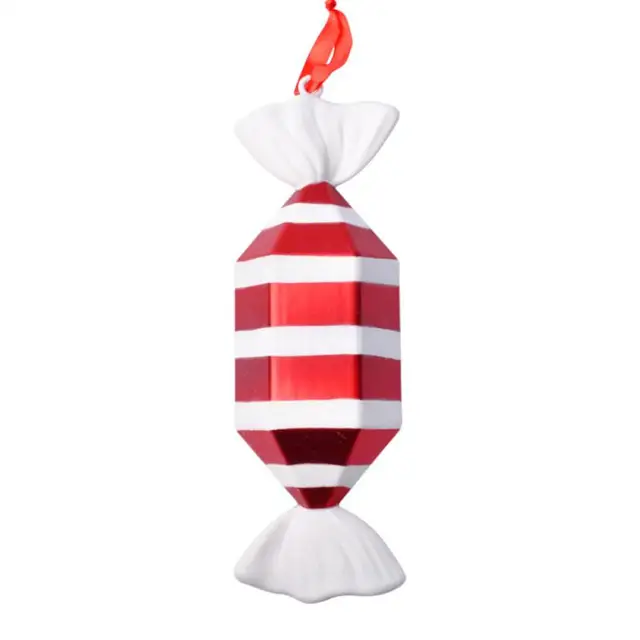New Various Styles  Red and White Christmas Decorations Large Christmas Candy Ornament Christmas Tree Decoration Home decor 1