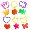 Play Dough Mold Tools For Toddlers Creative Noodles Maker Plate Knife Fork Shape Cutter Plasticine Clay Kitchen Kits Kids Toys 4