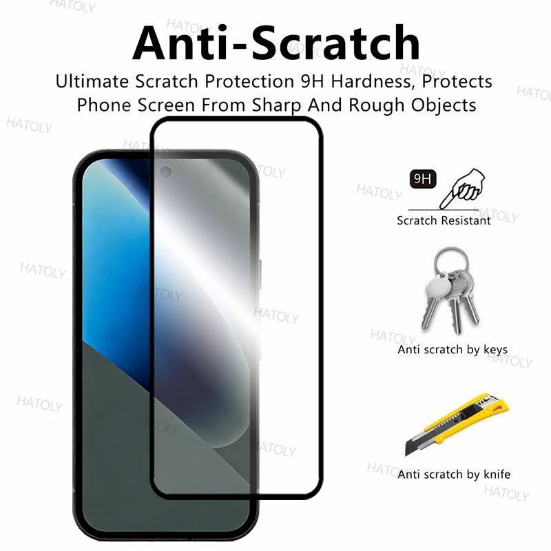 Enhanced Tempered Glass Screen Protector - Full Glue, Anti-Scratch, Multi-Pack Option