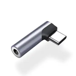 Type - C to 3.5mm Right Angle Audio Adapter - HIFI Sound Quality Converter (Type - C To 3.5mm)