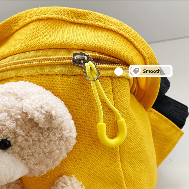 Waist Packs Child Waistbag for Boy Girl Unisex Cute Bear Banana Small Adjustable Pure Colour Shoulder Chest Children Kids