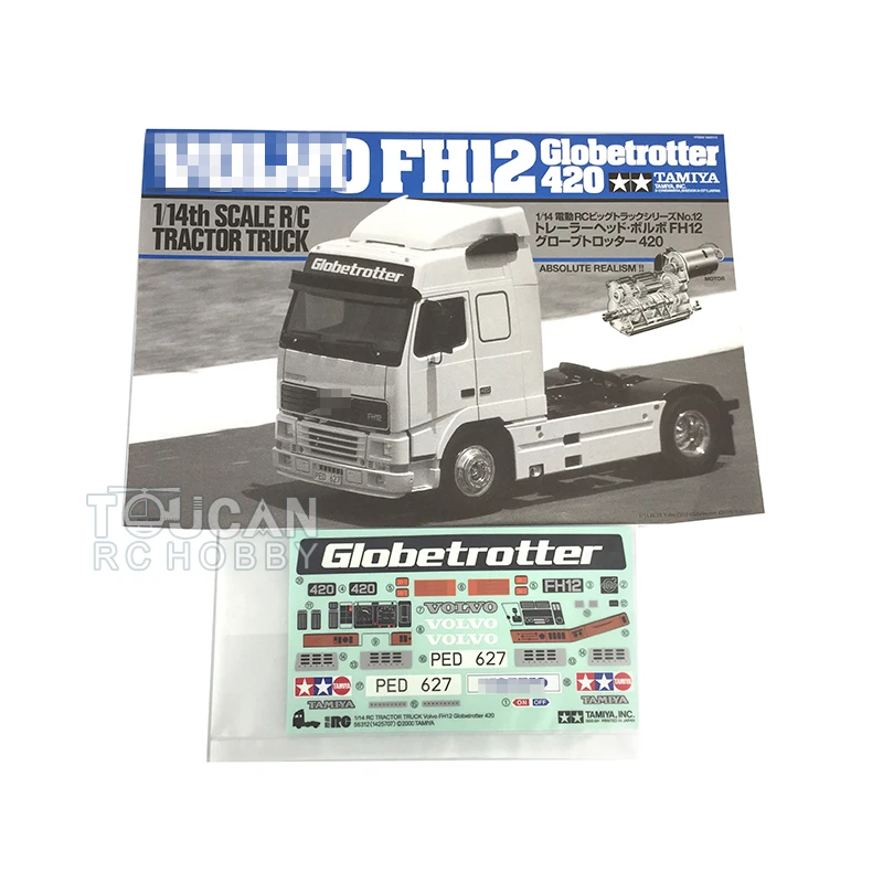 ホビーラジコン 1/14 Volvo FH12 Globetrotter 1/14 Tamiya Volvo FH12 Globetrotter 420 Build - YouTube