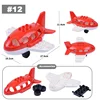 Big Size Traffic Series Building Block Large Particles Car Bus Truck Plane Helicopter Accessories Compatible Duploes Brick Toys 6