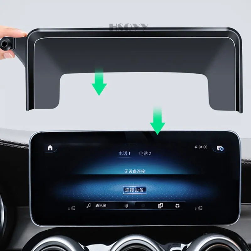 écran Tactile 10.25 Pouces LFOTPP Film Protection écran GPS Mercedes Classe C W205 10,25" - Verre Trempé 9H Anti-rayures Film Protection Navigation