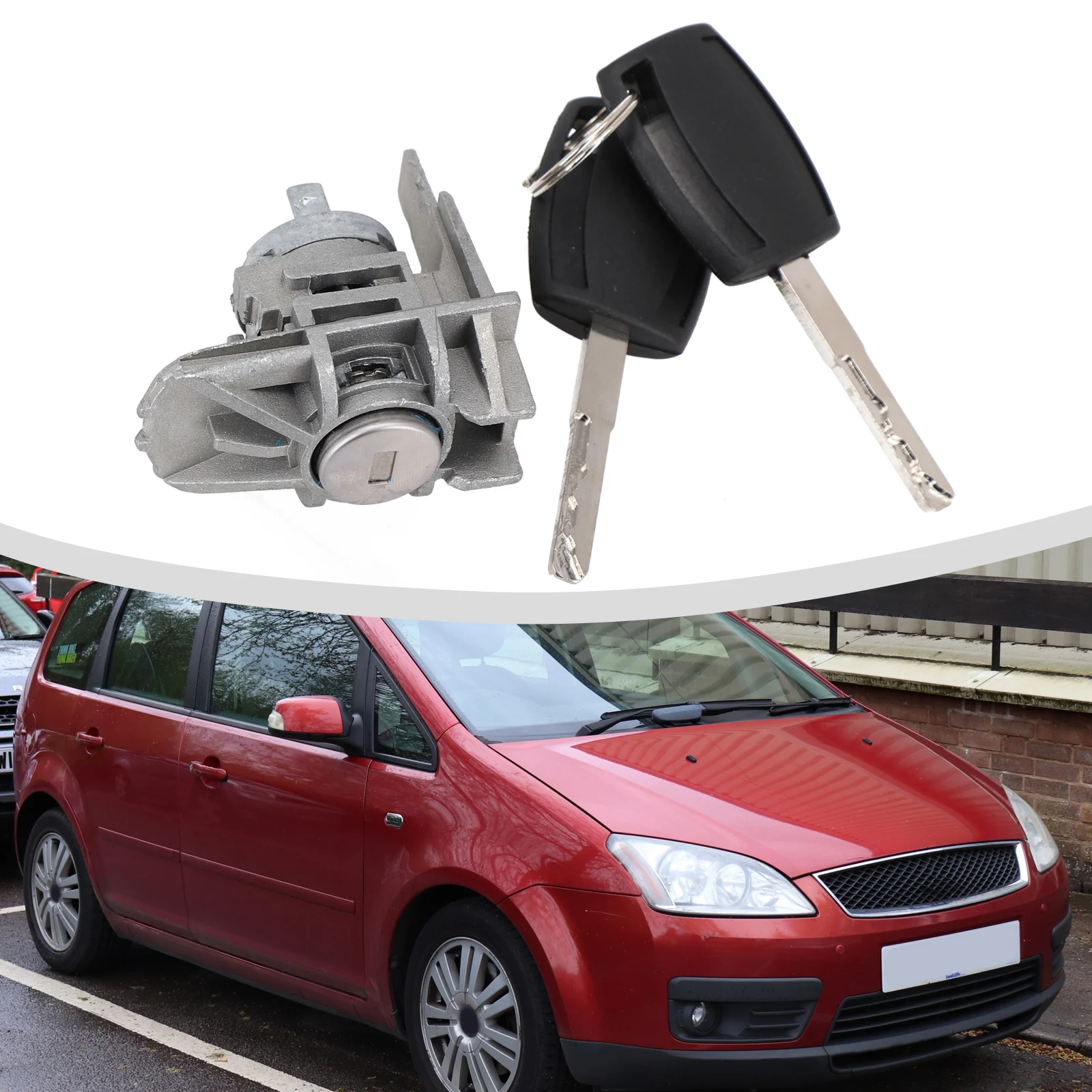 

High Quality Brand New Door Lock Cylinder Direct Replacement Left Door Metal 1552849 Easy To Install Perfect Match