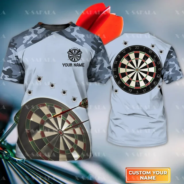 Custom Baseball Jersey Black Gold 3D Pattern Design Flame Dart Board Authentic Men's Size:XL