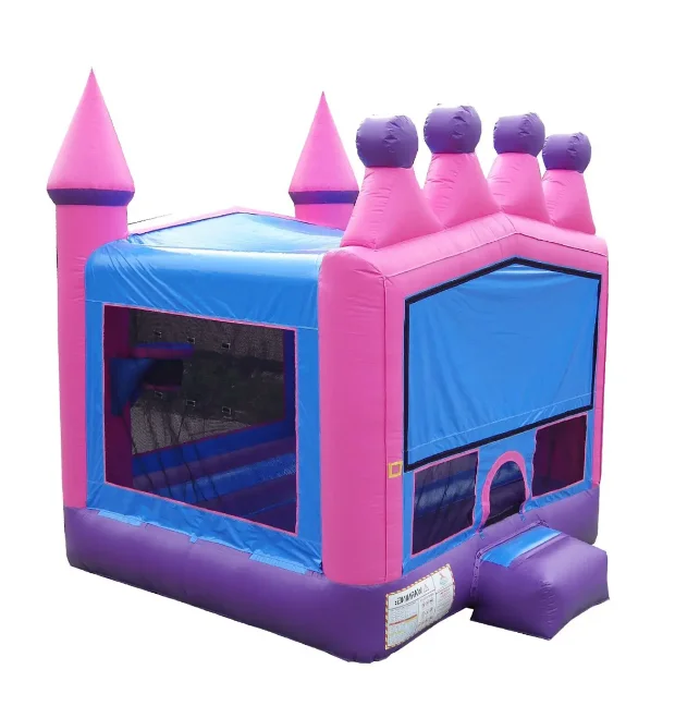 

Pink Girl Theme Bouncer Commercial Inflatable Bounce House Jumper Castle For Kids