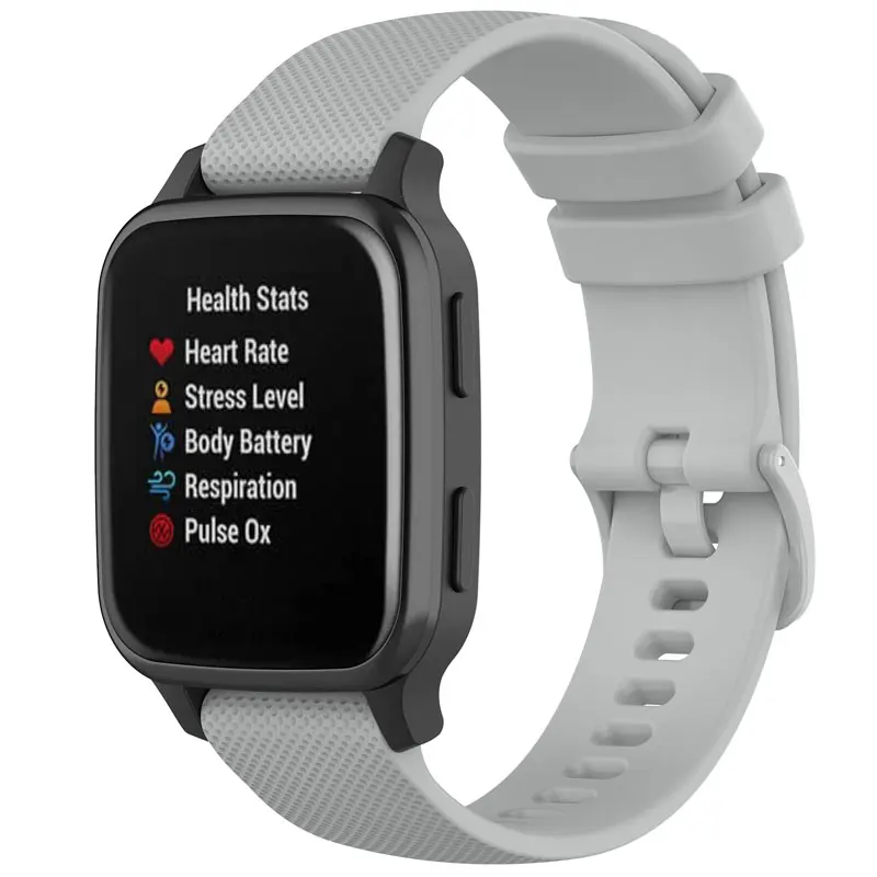 Versatile 20mm Silicone Watchband - Premium Replacement Wristband Strap
