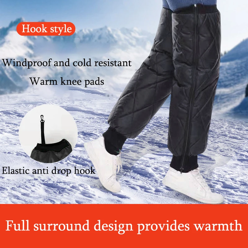 Thermal Windproof Knee Brace Wraps and Leg Warmers
