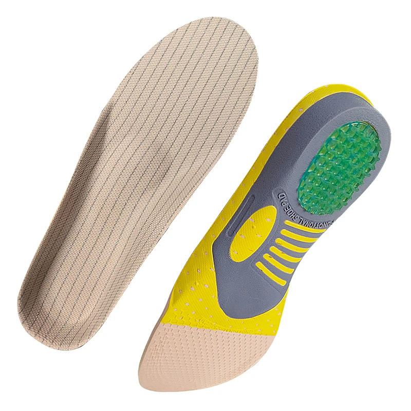 

Unisex Premium Orthotic Gel Insoles Arch Support Pad Orthopedic Flat Foot Health Sole Pad For Shoes Insert For Plantar Fasciitis