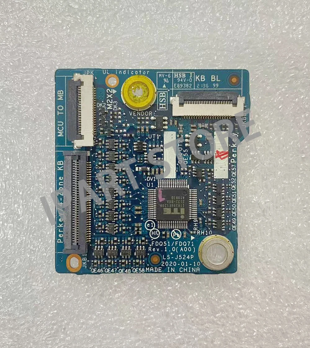 Alienware-placa de Ligação de Teclado para Dell Alienware M15 M17 r3 r4 Fctxg Fctxg Fctxg Fctxg 100 Testado Fdq51 Fdq71 Ls-j524p - Imagem 2