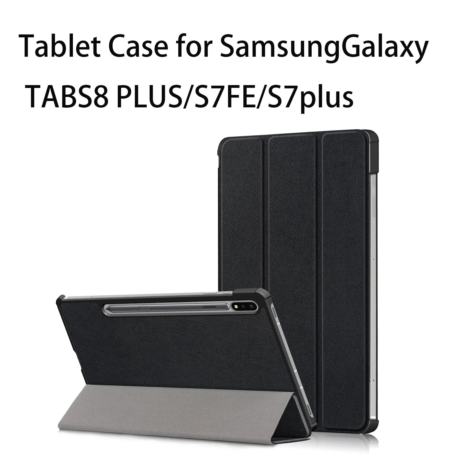 Sleek and Shockproof PU Leather Tablet Case - Slim Protective Cover