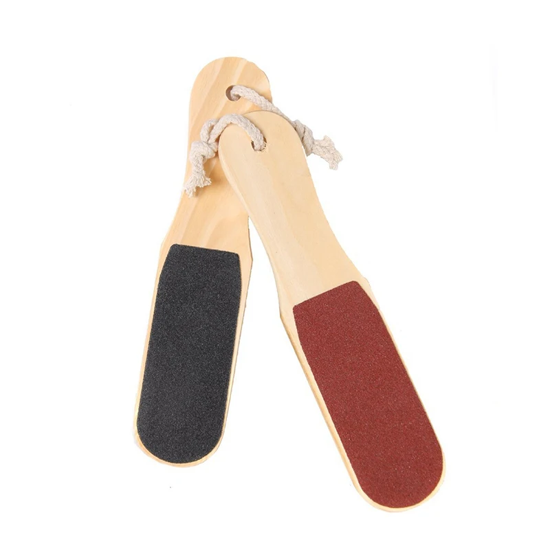 1Pcs Wooden Sandpaper Ankle Dead Skin Hard Rough Skin Removal Toe Exfoliating Heel Scrub Foot