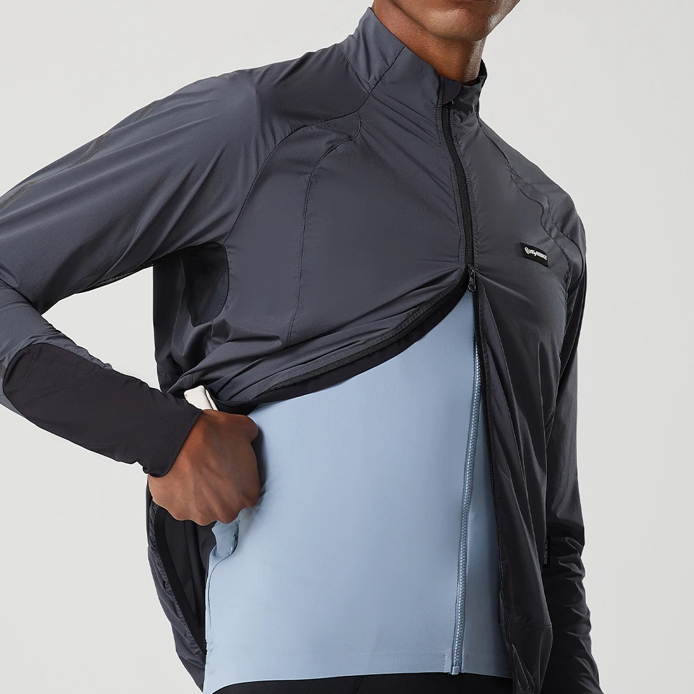 YKYWBIKE الدراجات مصدات الرياح مع 2-way YKK سستة ت...