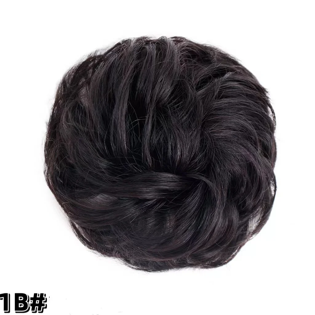 Ciracevi Brazilian Human Hair Messy Hair Bun Chignon Extensions Scrunchy Updo Pieces Soft And Comfortable To Wear