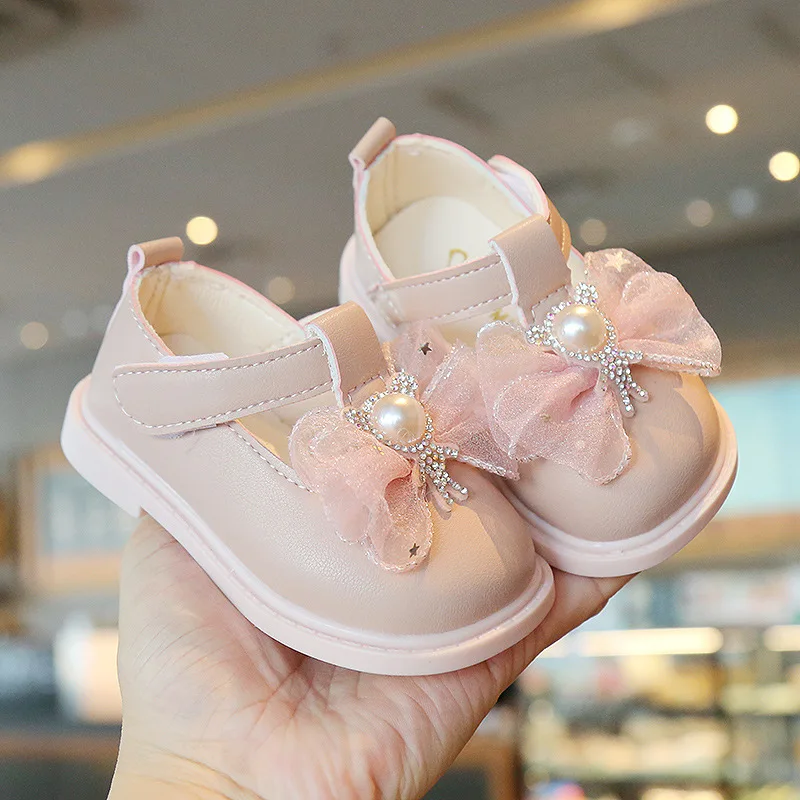 Soft Soled Baby Girl Bow Shoes 2