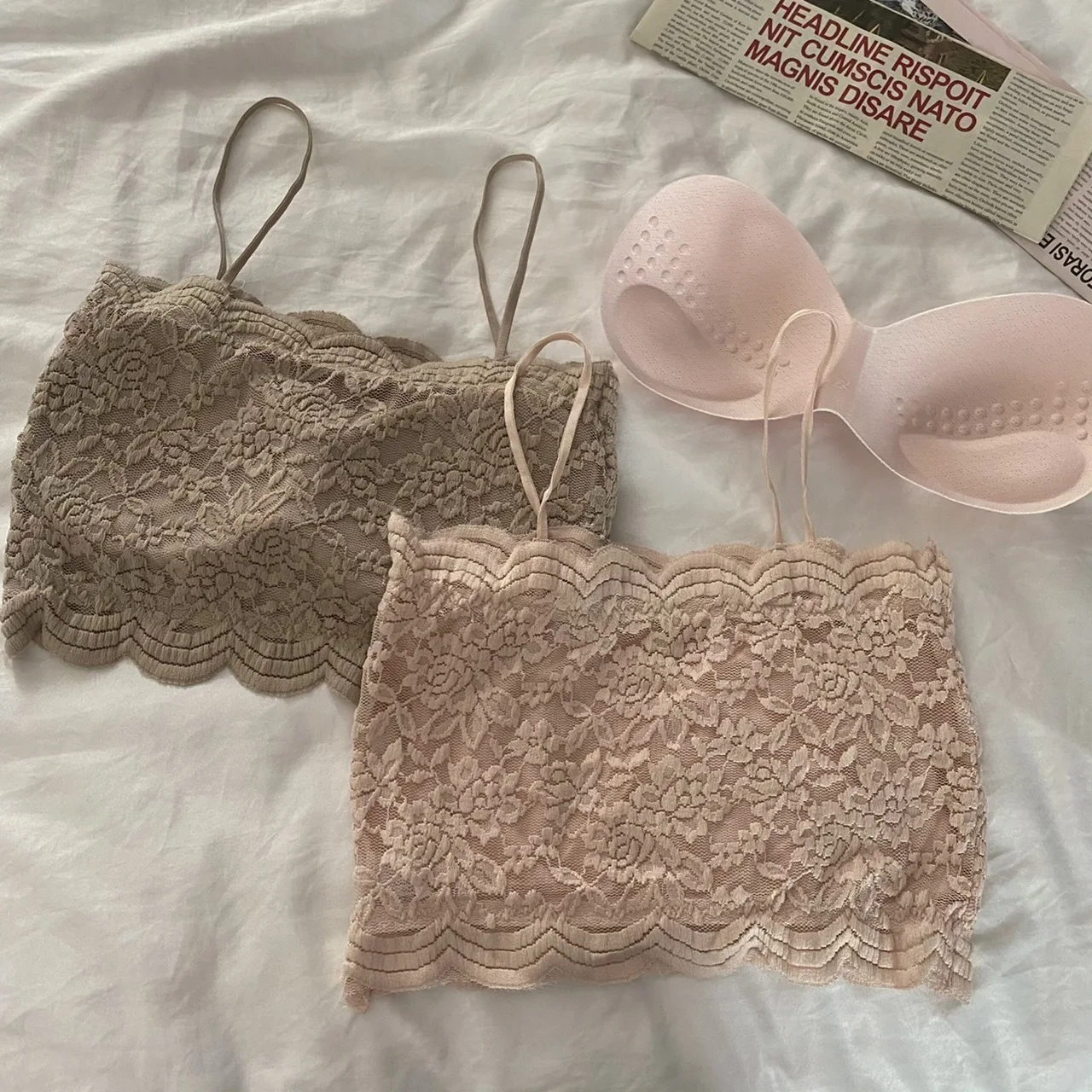 Description Picture 5 of itemWomen's Cotton Underwear Tube Tops Sexy Lace Top Fashion Printed Bra Without Steel Ring Girls Outdoor Comfort Tank Up Lingerie