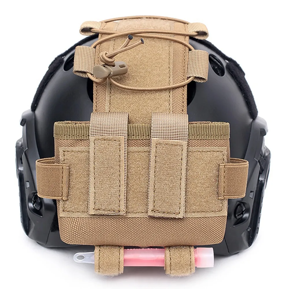 

Tactical Helmet Battery Pouch MK2 Helmet Battery Pack Helmet Counterweight Pack For Airsoft Hunting Military Outdoor Sports