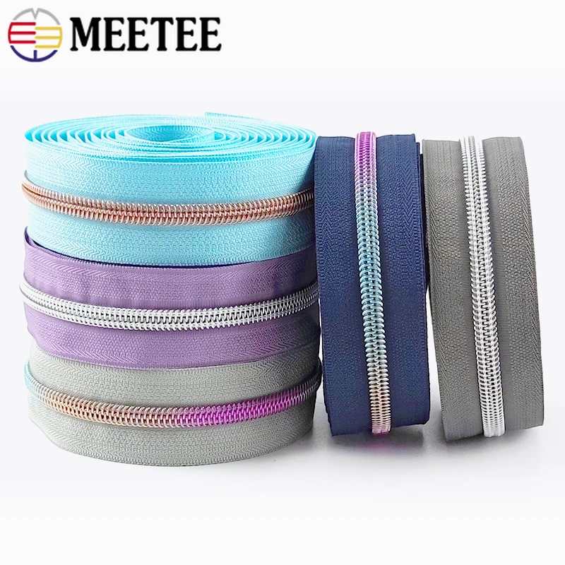 2345M5NylonZipperforSewingBagLuggageZipRepairKitCoil