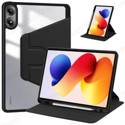 Enhanced Product Title:  
Premium 360° Rotating Acrylic Tablet Case with Pen Holder and Stand for Poco Pad M1 12.1 (Black)