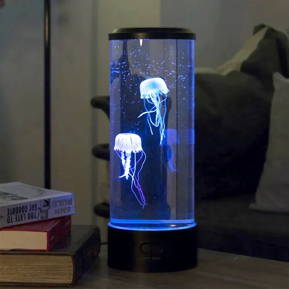 

Color Changing Jellyfish Lamp Usb/Battery Powered Table Night Light Children'S Gift Home Bedroom Decor Boys Girls Birthday Gifts