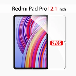 Premium Tempered Glass Screen Protector for 12.1 inch Tablets - 2 Pack, 9H Hardness (Redmi Pad Pro 12.1in)