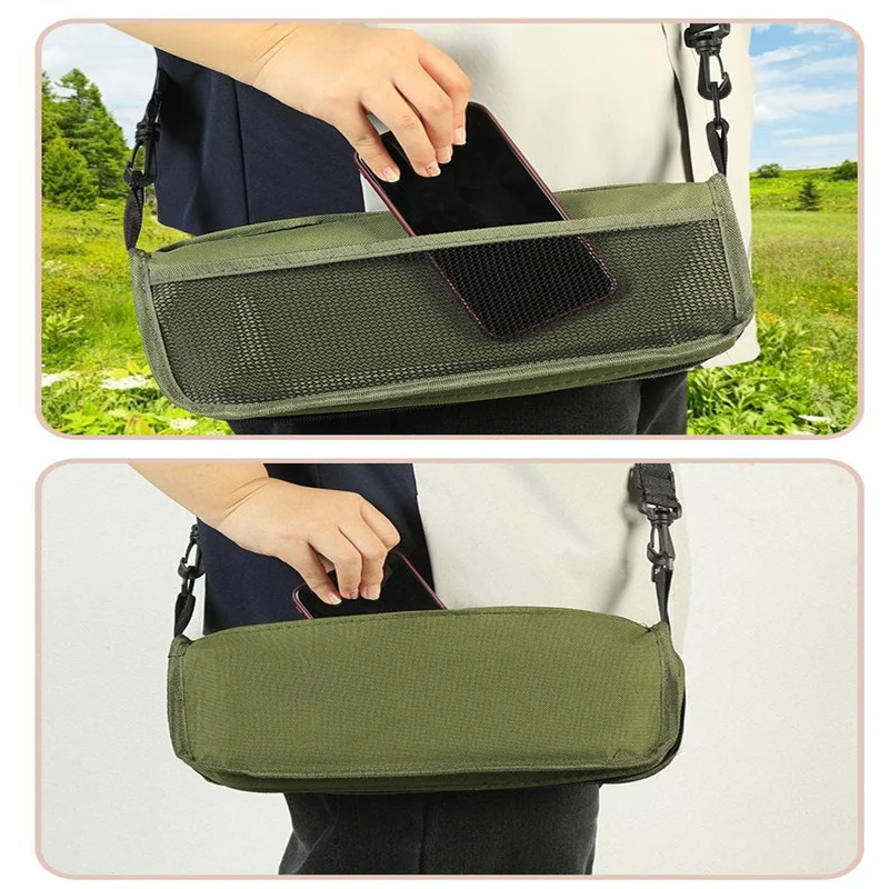 Wear-resistant Folding Backpack Stool Strong Load-bearing Crossbody Sports Folding Chair Handbag style Sturdy Pencil Case Stool