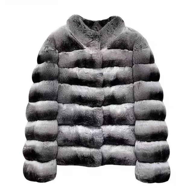 2026 The New Selling Faux Chinchilla Hair Short Coat Women A Variety Of Styles Optional Splicing Faux Totoro Fur Coat 5