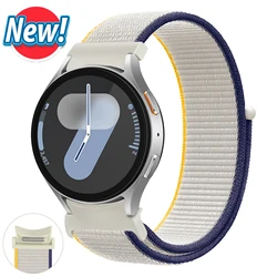 Nylon Sport Loop Band - Breathable and Adjustable Bracelet Strap for Galaxy Watch5 40mm (Sea salt)