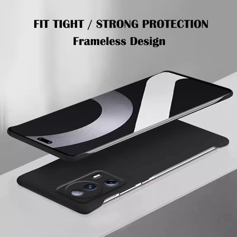 Ultra Thin Frameless Shockproof Slim Case - Sleek Hard PC Back Cover