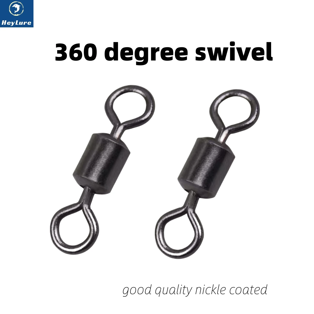 HeyLure 100pcs Fishing Swivels Small Size 7.2-20mm Rolling 360 Degree Solid  Rings for Carp Fishing Accessories Tools Equipment - AliExpress