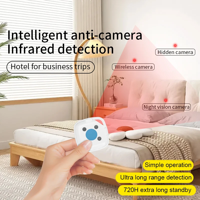 Anti Camera Detector Hotel Anti Peeping Device Mini Travel Portable Infrared Monitoring Inspection Detector