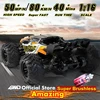 4WD RC Car 4x4 Off Road Drift Racing Cars 50/ 80KM/h Super Brushless High Speed Waterproof Truck Remote Control Toy Kids Adults 4