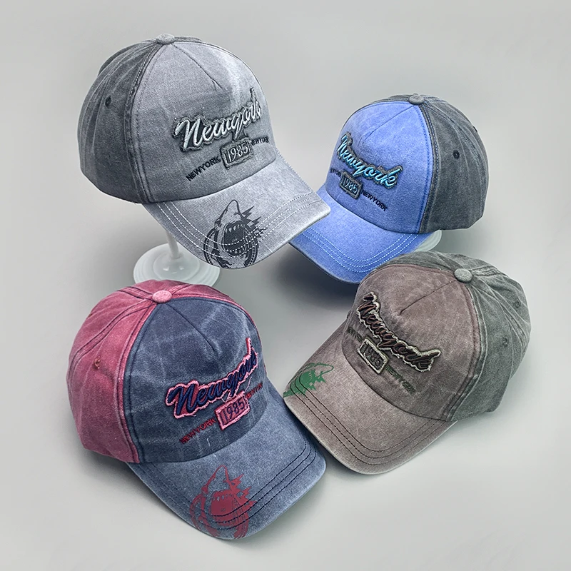 

New Funny Shark Embroidery Men Women Baseball Hats Cotton Comfortable Fashion Streetwear Retro Casual Sport Unisex Hip Hop Caps