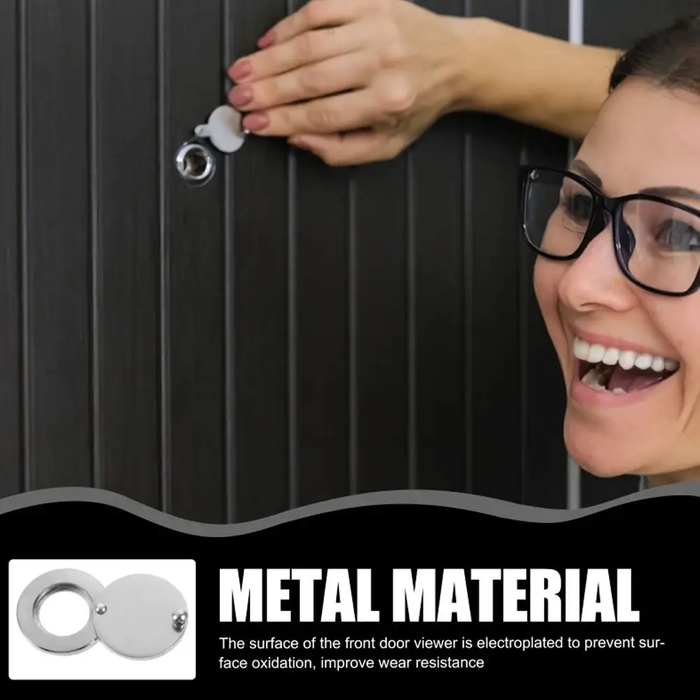 Description Picture 5 of itemSafety Door Viewer Fixed Door Viewer Cover Privacy Peephole Lid Rotating Privacy Cover Door Viewer Lid Privacy Plate
