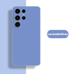 Enhanced Liquid Silicone Protective Phone Case Cover - Samsung S26 FE (Lavender Grey)