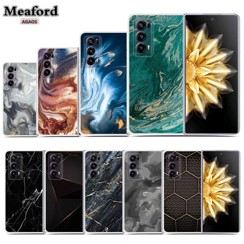 Custodia Protettiva Antiurto Originale Per Honor Magic V2 Cover Rigida Trasparente Coque Ver-An10 Tpu Honor Magic V2 Funda Capa