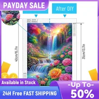 Scenery Partial DIY 5D Special Shaped Drill Gem Art Diamond Painting Kits for Adults/Beginners Gift Idea Home Decor 30x40cm 1