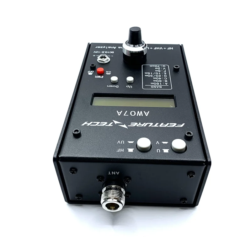 1.5-490MHZ 안테나 분석기, HF + UV 스펙트럼 분석기, HF/VHF/UHF AW07A 멀티밴드 SWR 안테나 계량기 테스터, 160M
