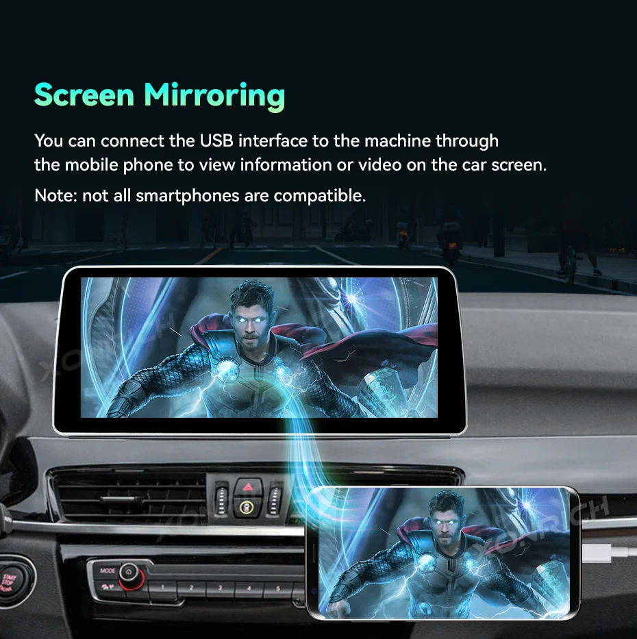 12,3 Zoll Auto-Multimedia-Player für BMW X1 F48 2016-2017 NBT Android 14 Wireless CarPlay Android Auto GPS 4G WiFi DSP Stereo – Detail 32