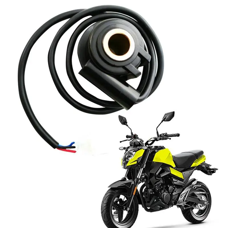 12V Black Digital Universal Motorcycle Odometer Sensor Wire Motorbike