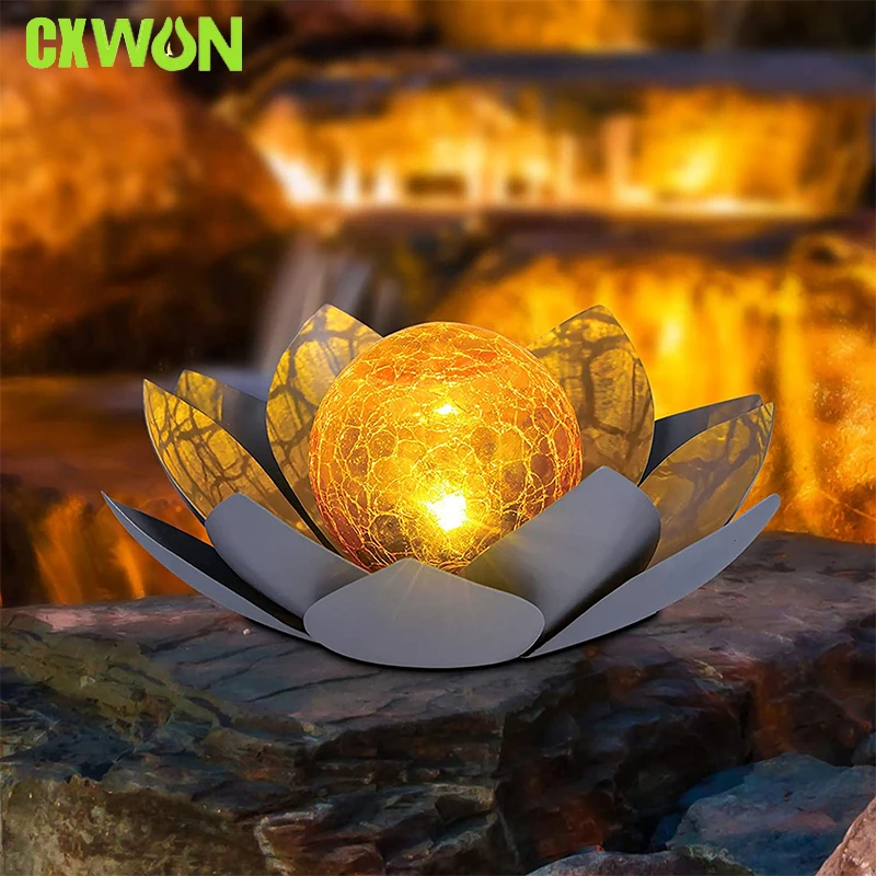 Solar Garden Lights Outdoor Waterproof LED Lotus Solar Lamp Sunlight Yard Patio Lawn Path Driveway Decor Landscape Lights solar outdoor lights waterproof stainless steel solar stake lights for pathway garden yard path walkway driveway lawn decor