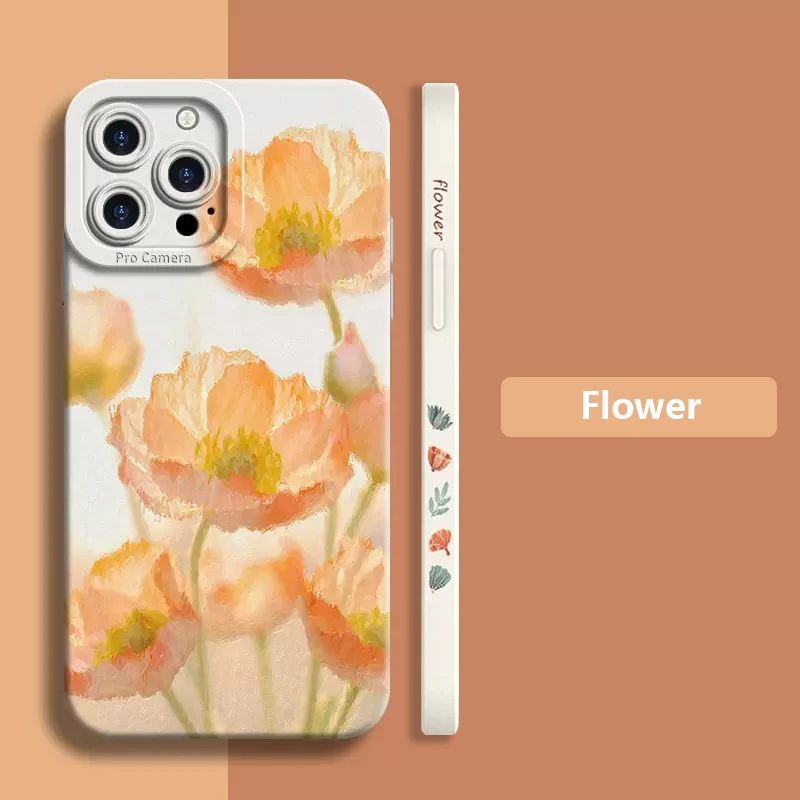 Vibrant Watercolor Floral Phone Case - Soft Protective Cover