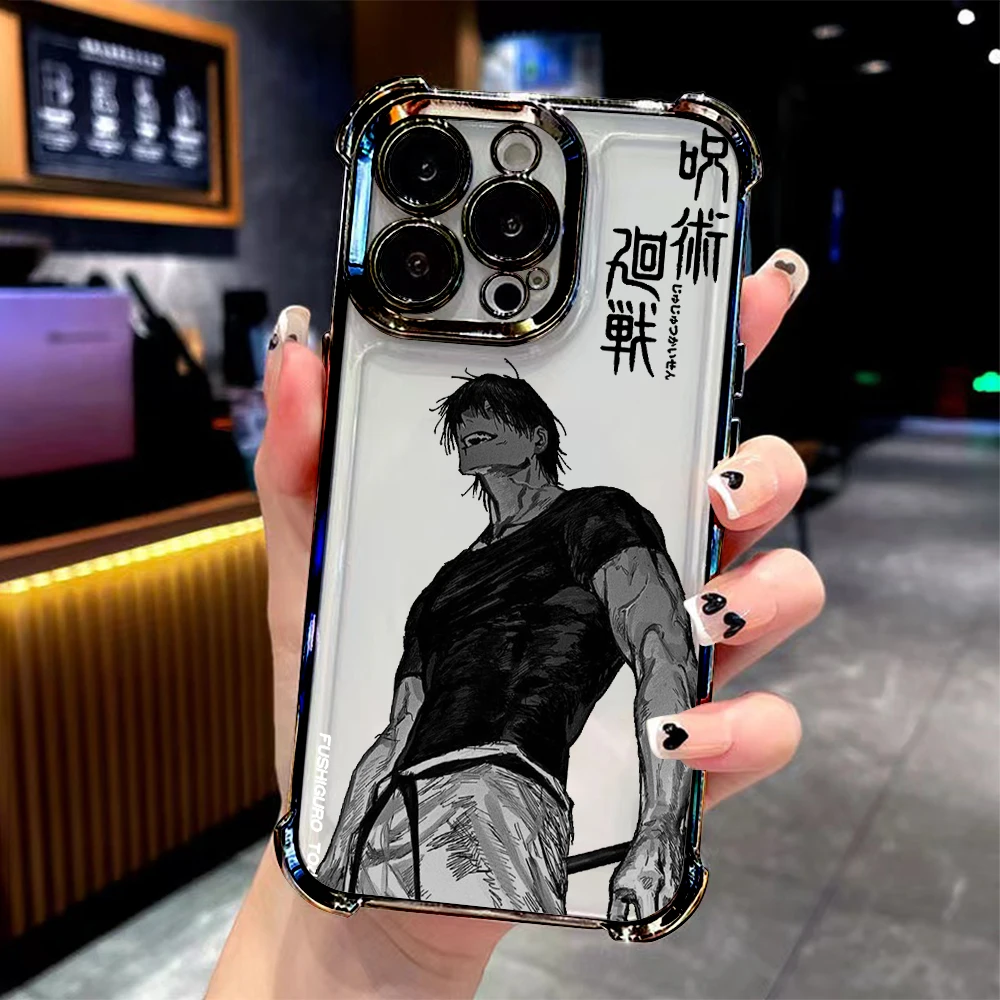 Stylish Anime Jujutsu Kaisen Plating Phone Case