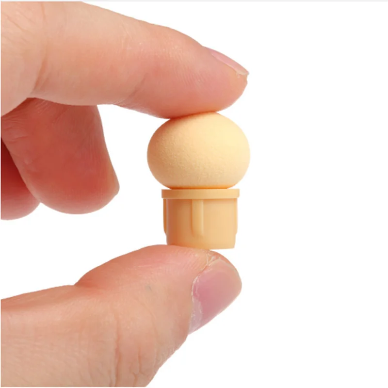 Nail Art Tools Round Sharp Head Sponge Heads Replacement Nail Art Gel Polish Color Gradient Brush Glitter Powder Dotting Manicure Tools