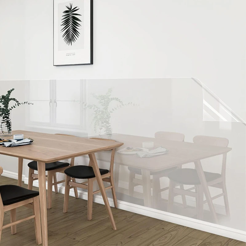 Clear Wall Self Adhesive Stick Wallpaper Oil Proof Waterproof Contact Paper PVC for Kitchen Office Wallpaper Cabinets