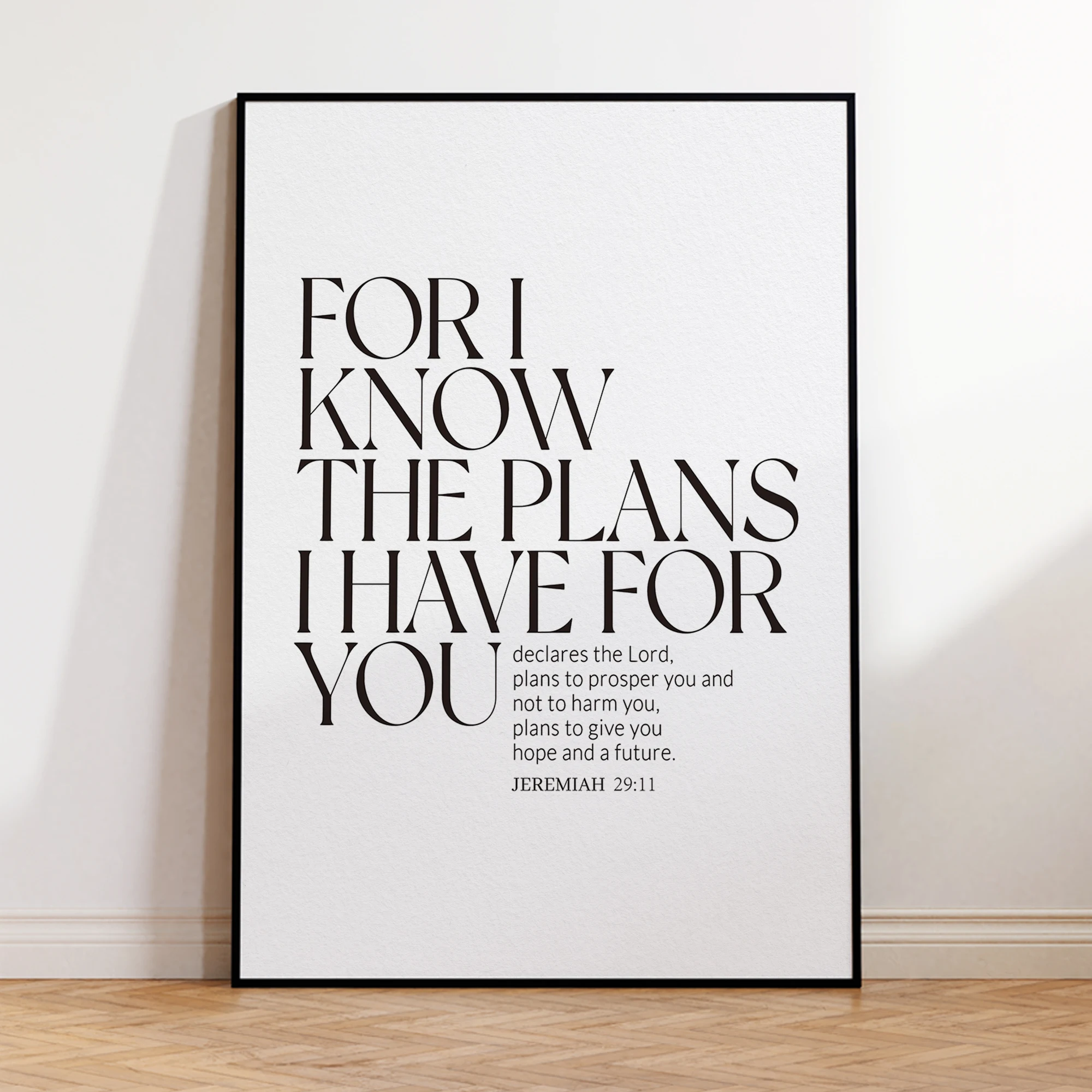 Inspirational Christian Bible Verse Canvas Art